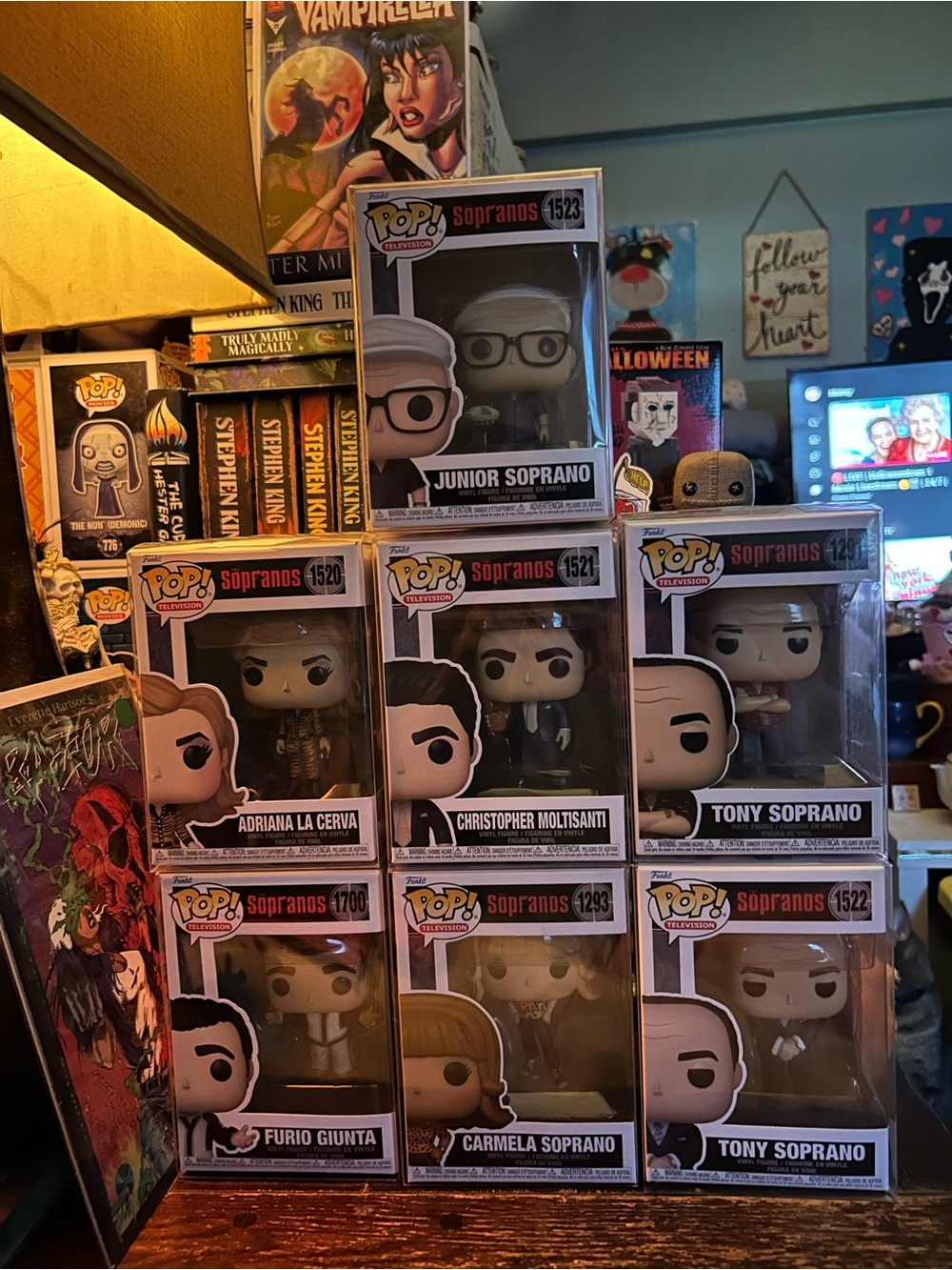 Funko Sopranos Collectible Pop! Figures in White Box Packaging